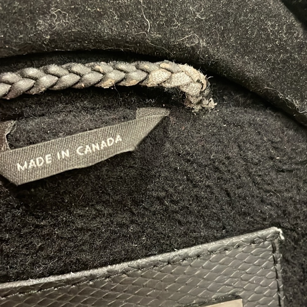 Mackage Wool Blend Black Peacoat Size XS - Picture 10 of 15